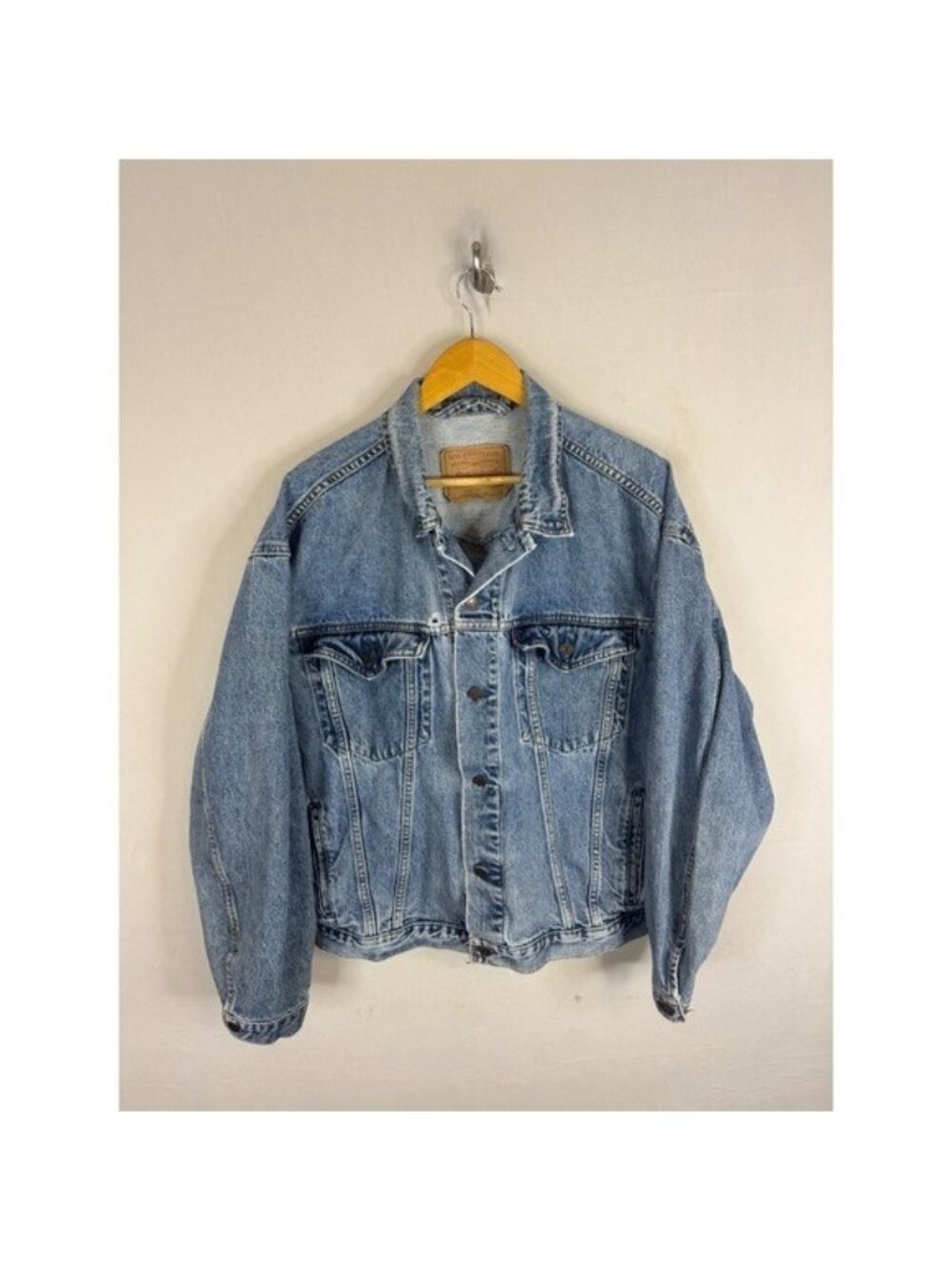 Vintage Levis 75525 4891 Denim Trucker Jacket XL Mens 90s Made in Canada